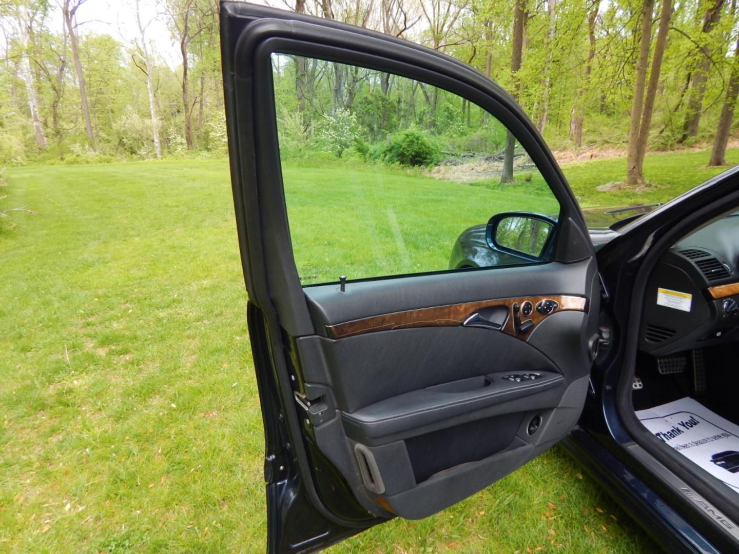 2005 Blue /Black Leather Mercedes-Benz AMG E55 AMG (WDBUF76J45A) with an 5.4L V8 SOHC 24V SUPERCHARGED engine, 5-Speed Automatic Overdrive transmission, located at 6528 Lower York Road, New Hope, PA, 18938, (215) 862-9555, 40.358707, -74.977882 - Here for sale is a super cool, very rare, 2005 Mercedes-Benz E55 AMG. Under the hood is one of Mercedes best V8's, the supercharged 5.4 liter. It puts the power to the rear wheels via an automatic 5 speed transmission equipped with push button speed shift technology. Options include: keyless entry - Photo#15